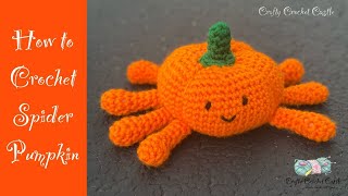 How to Crochet Spider Pumpkin | Beginner Friendly Pattern Tutorial Profile