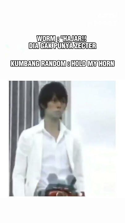 Lengah dikit langsung henshin #tokusatsu #kamenrider #kabuto