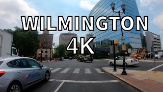 Wilmington 4K - Driving Downtown - Delaware USA