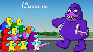 Avenger Among Us Vs Grimace Shake - Evolution of Monster - Funny Animation