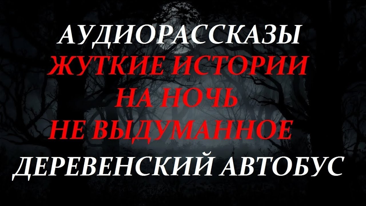 ЖУТКИЕ ИСТОРИИ НА НОЧЬ-ДЕРЕВЕНСКИЙ АВТОБУС