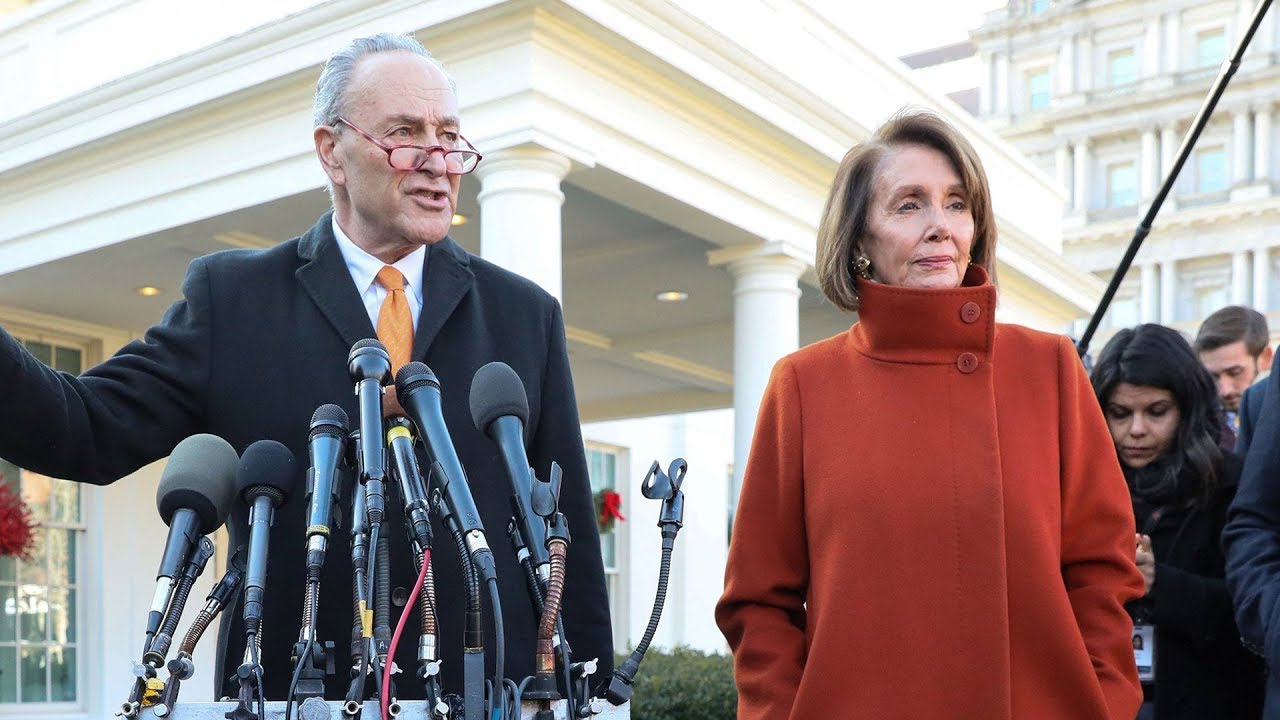 Watch Live: Pelosi and Schumer update on looming shutdown