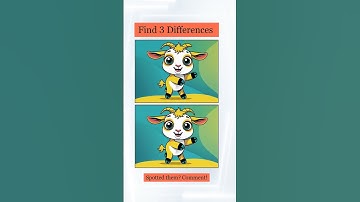 Only 1% People Can Spot the 3 Differences? | Sharp Eyes 🐐 #28 #New #shorts #kids #puzzle #ytshorts