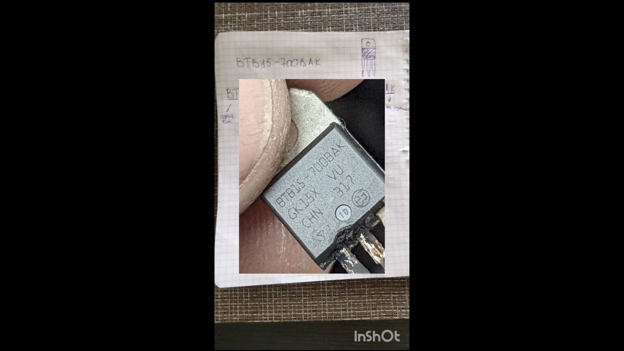 Ошибка ERR05 стиральная машинка Gorenje. Как подобрать симистор (TRIAC ...