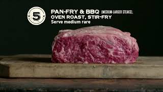 Marbling is the fine flecks of fat that appear within a cut beef or
lamb and known as intramuscular fat.
