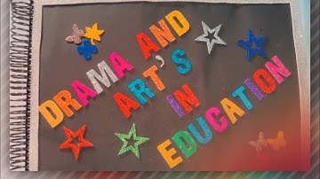 EPC 2 Drama and art’s in education 🧸🌈 #art #craftwork #artist #loveart #papercraft 🌸✨