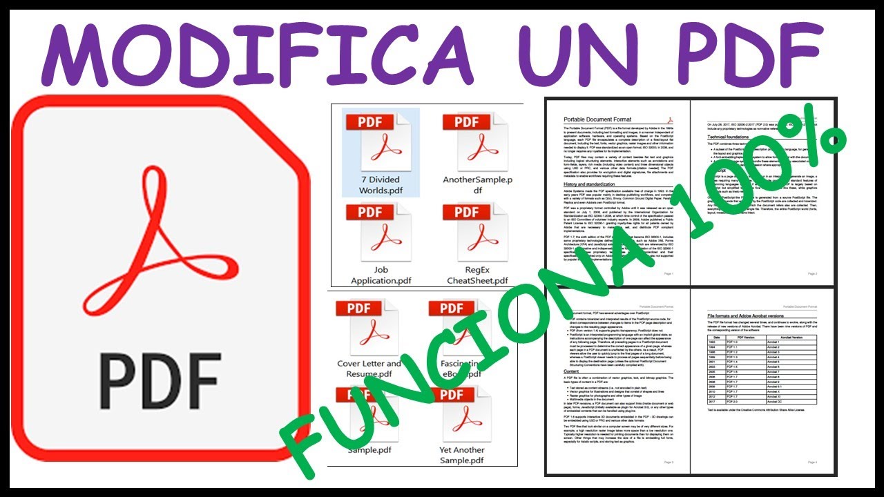 COMO MODIFICAR Y EDITAR UN ARCHIVO PDF ** IMÁGENES **TEXTOS**MUY FACIL ...