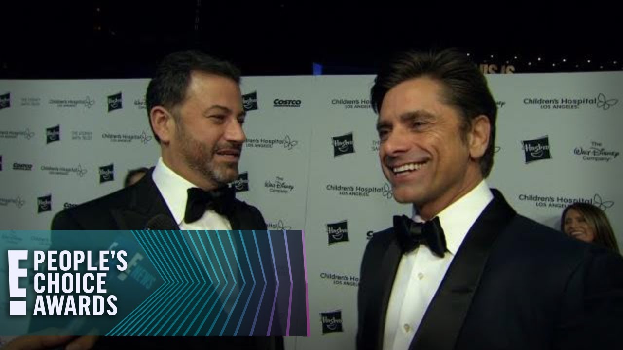 John Stamos Informs Jimmy Kimmel of PCAs Finalist Status