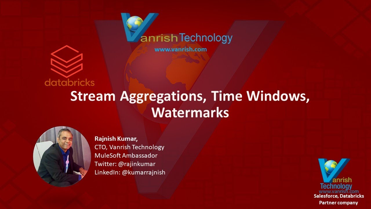 Stream Aggregations, Time Windows, Watermarks