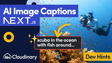 Use AI to Generate Images Captions in Next.js with Cloudinary - Dev Hints