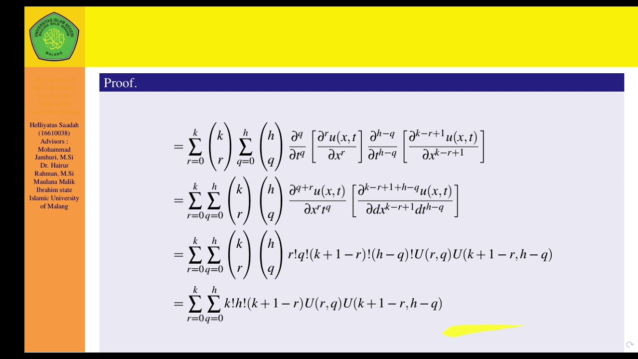 The Solving KdV Equation by Differential Transform Method YouTube