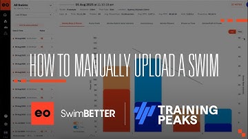 How to manually upload an eo SwimBETTER file to TrainingPeaks