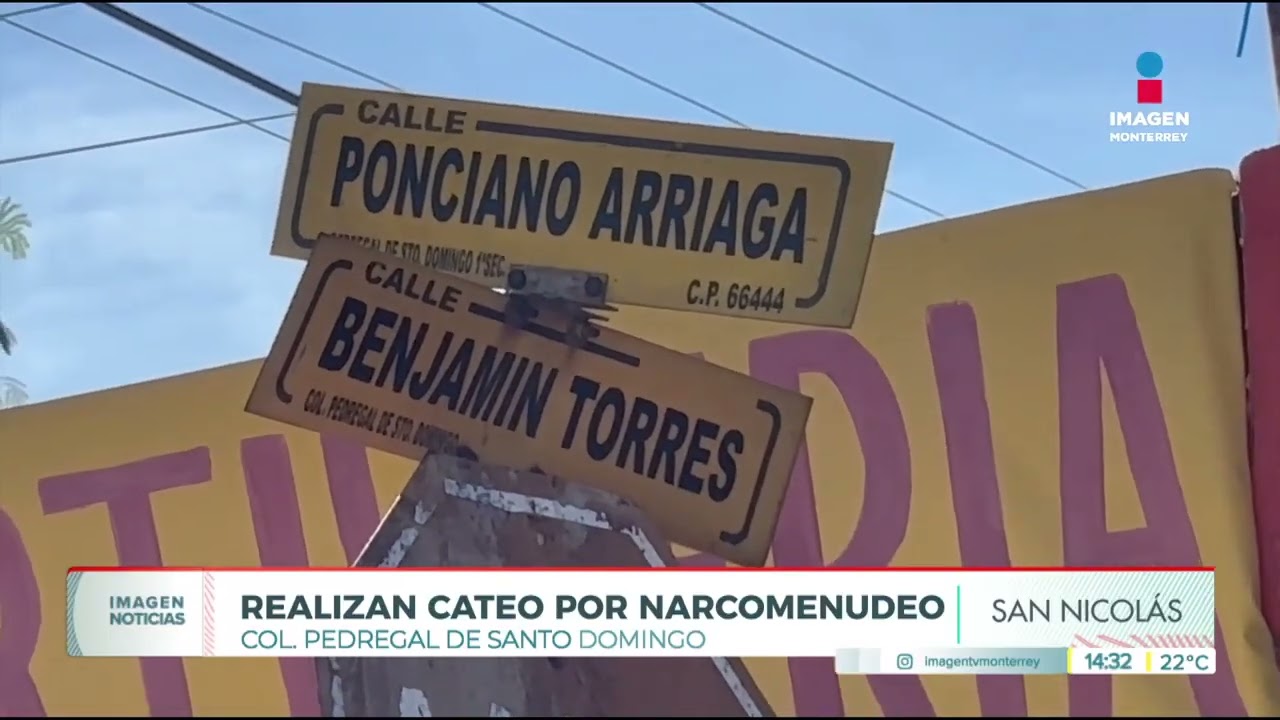 Realizan cateos por narcomenudeo en San Nicolás de los Garza | Noticias MTY segunda emisión