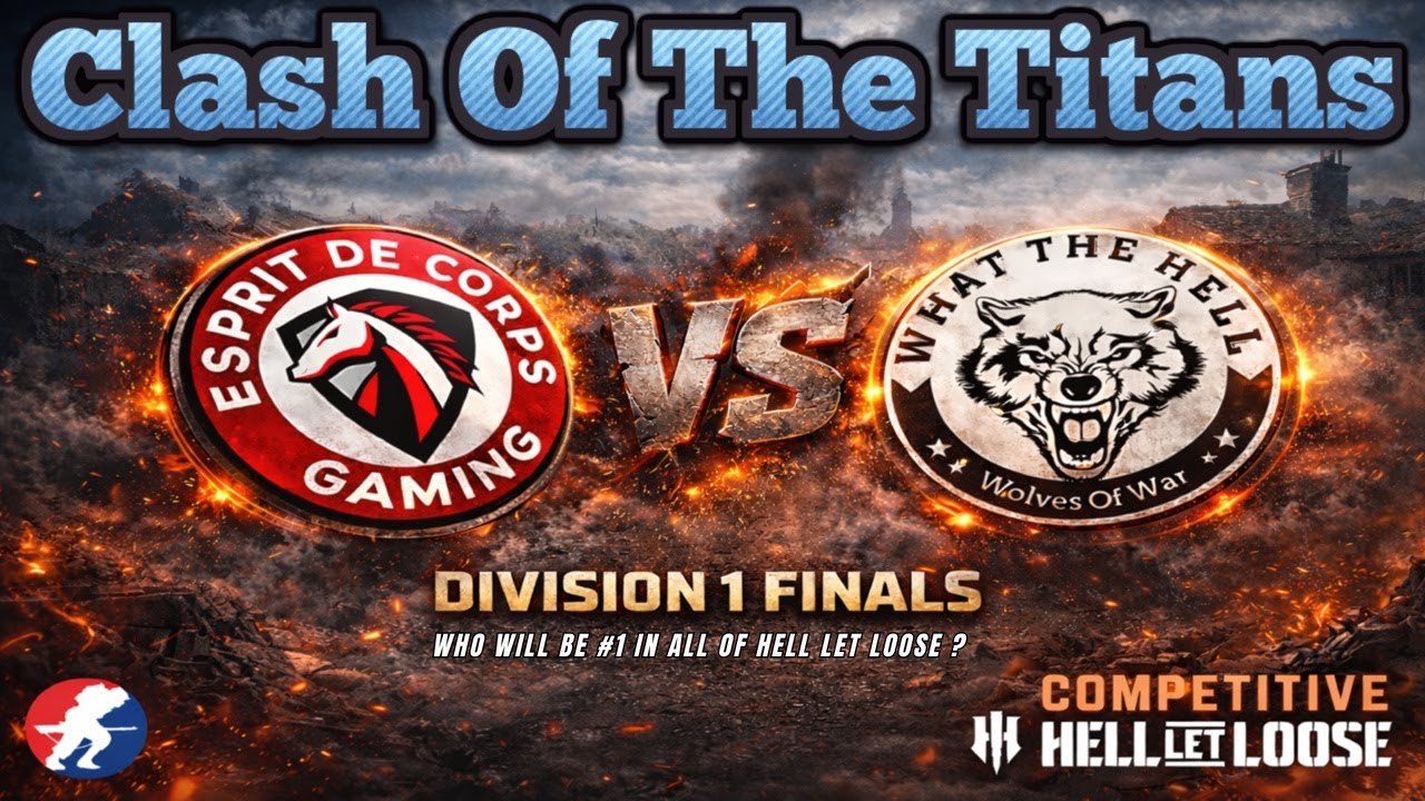 Hell Let Loose Division 1 Championship - ESPT vs WTH - Carentan Train Station - 49v49 - HCA