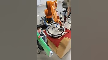 KUKA POLISHING PROJECT WITH A DISTANCE SENSOR