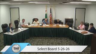 Select Board 5-26-26