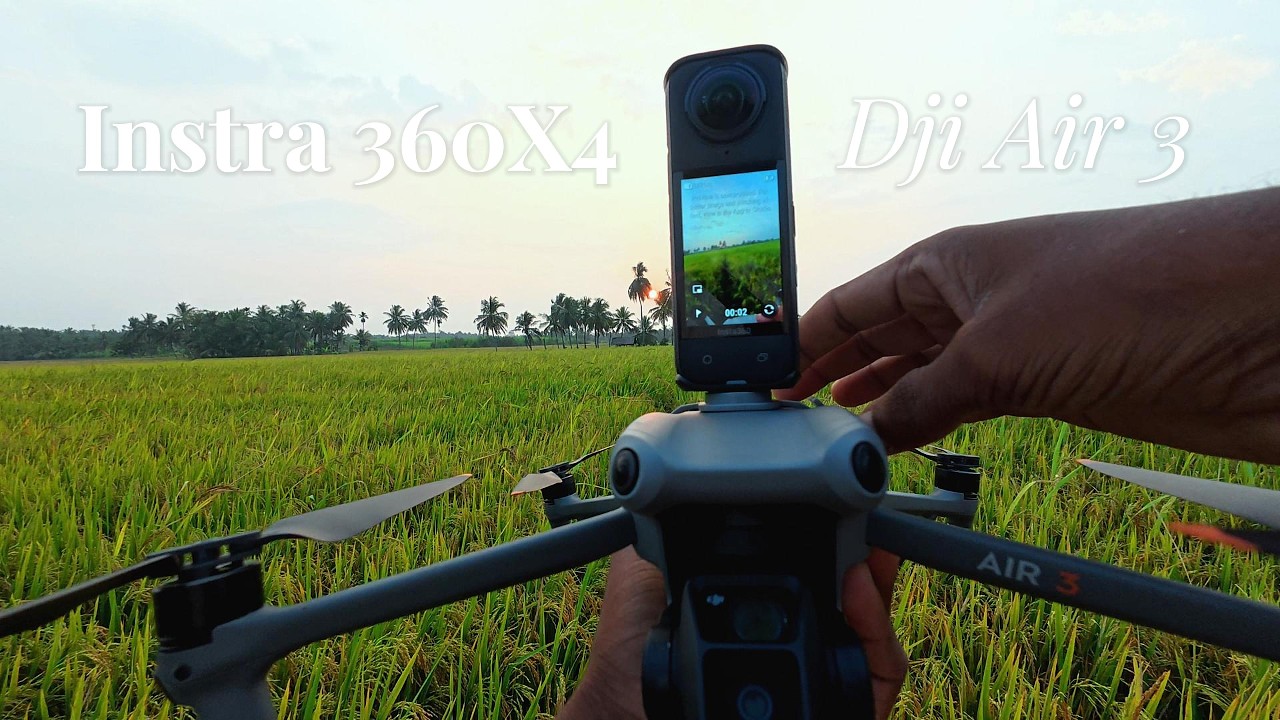 DJI Air 3 With Instra360 X4