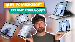 Quel PC MICROSOFT est fait pour vous ? (retour sur la famille SURFACE) 💻