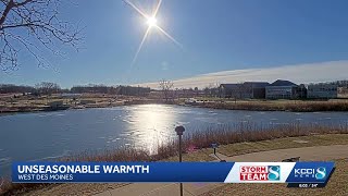Des Moines sets new record high temperature Jan. 7