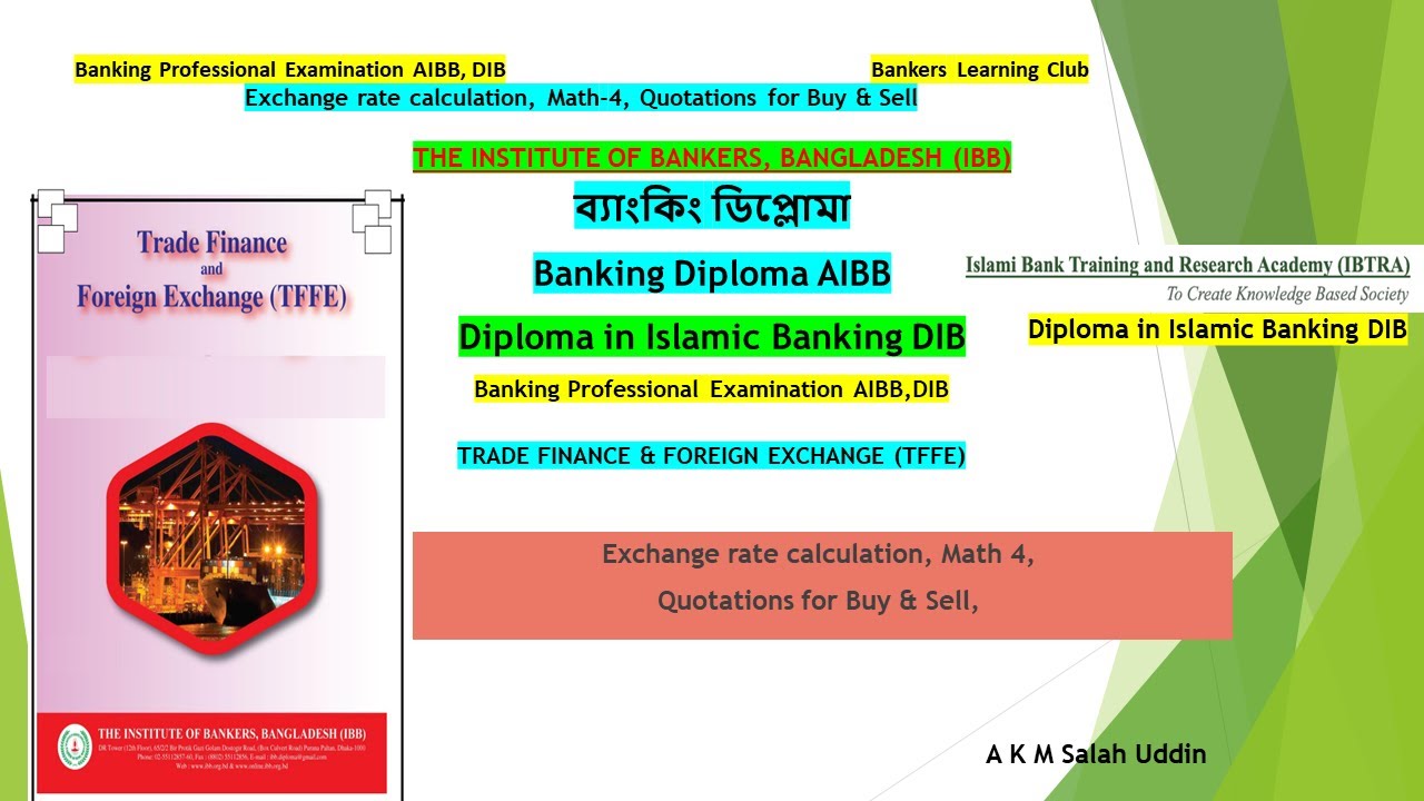 98th-banking-diploma-math-4-trade-finance-foreign-exchange