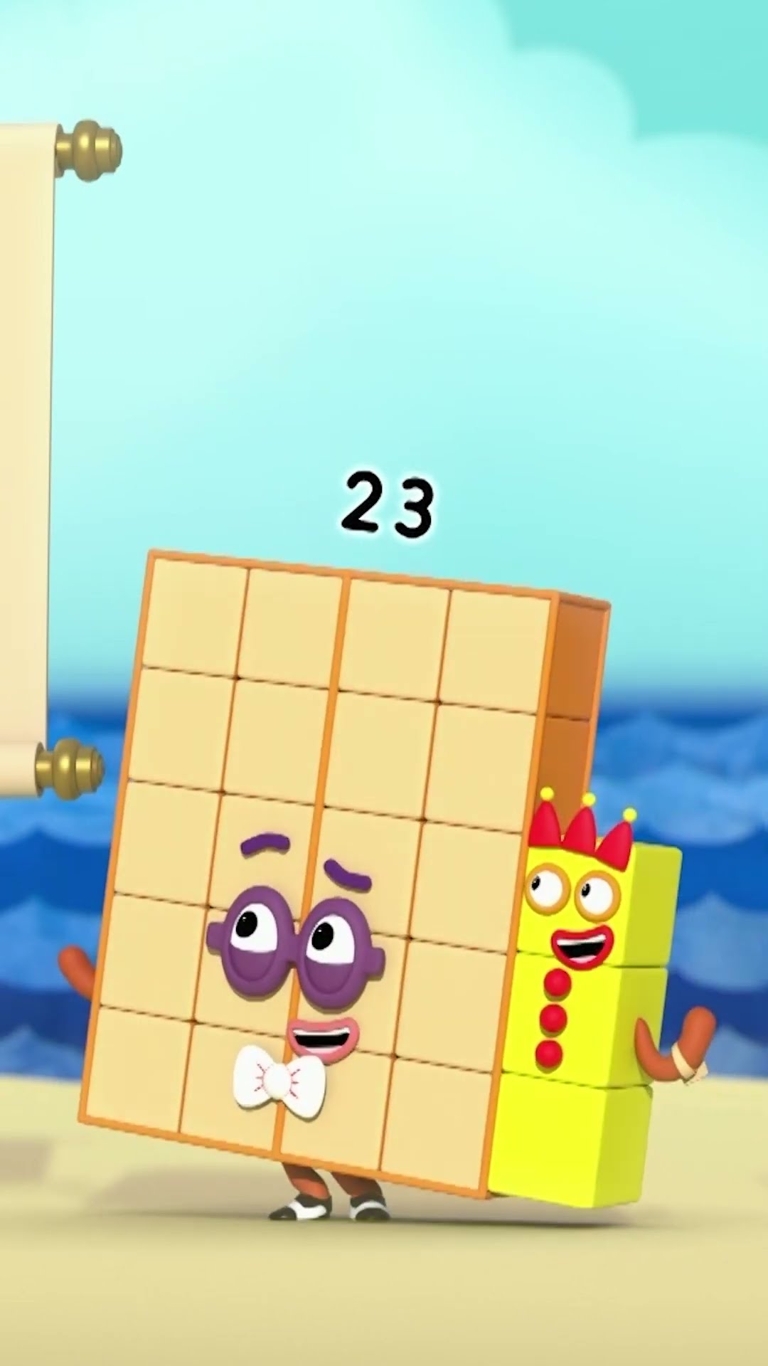 #shorts  | Meet Numberblock Twenty-three! | Counting for Kids | Maths Cartoons | @Numberblocks