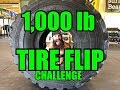 ALAN THRALL Called Me OUT! 1,000 lb TIRE FLIP CHALLENGE Response