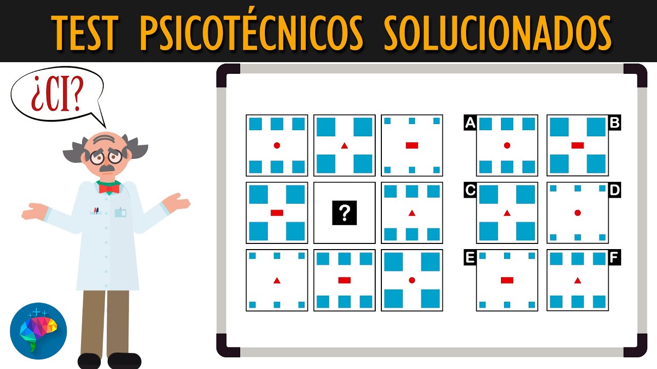 Examen Test Psicotécnico con Soluciones Razonadas para Calcular tu CI y