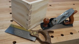 How I am learning to DOVETAIL / The Rob Cosman method / Easy as / With DIY marking knife.