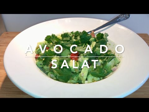 Video: Avocadosalat: Saftig Und Einfach