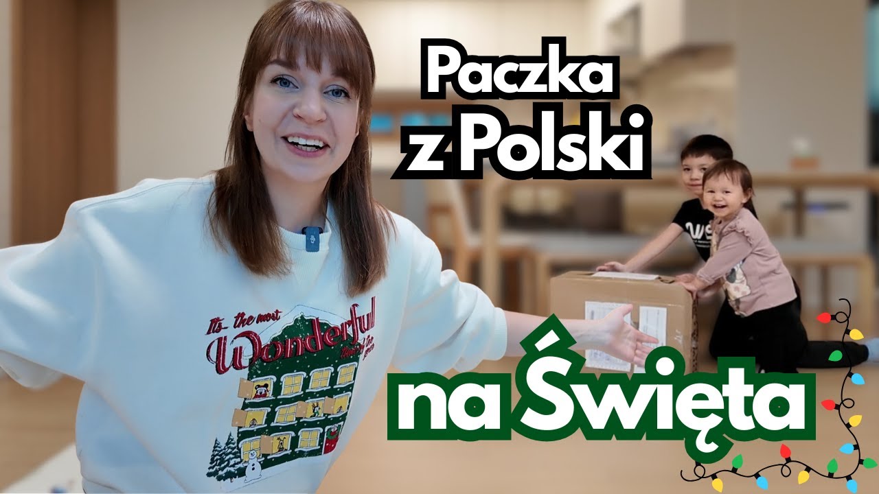 Otwieramy świąteczną paczkę z Polski. Paczka z Polski w Korei. Koreański vlogmas odc 6