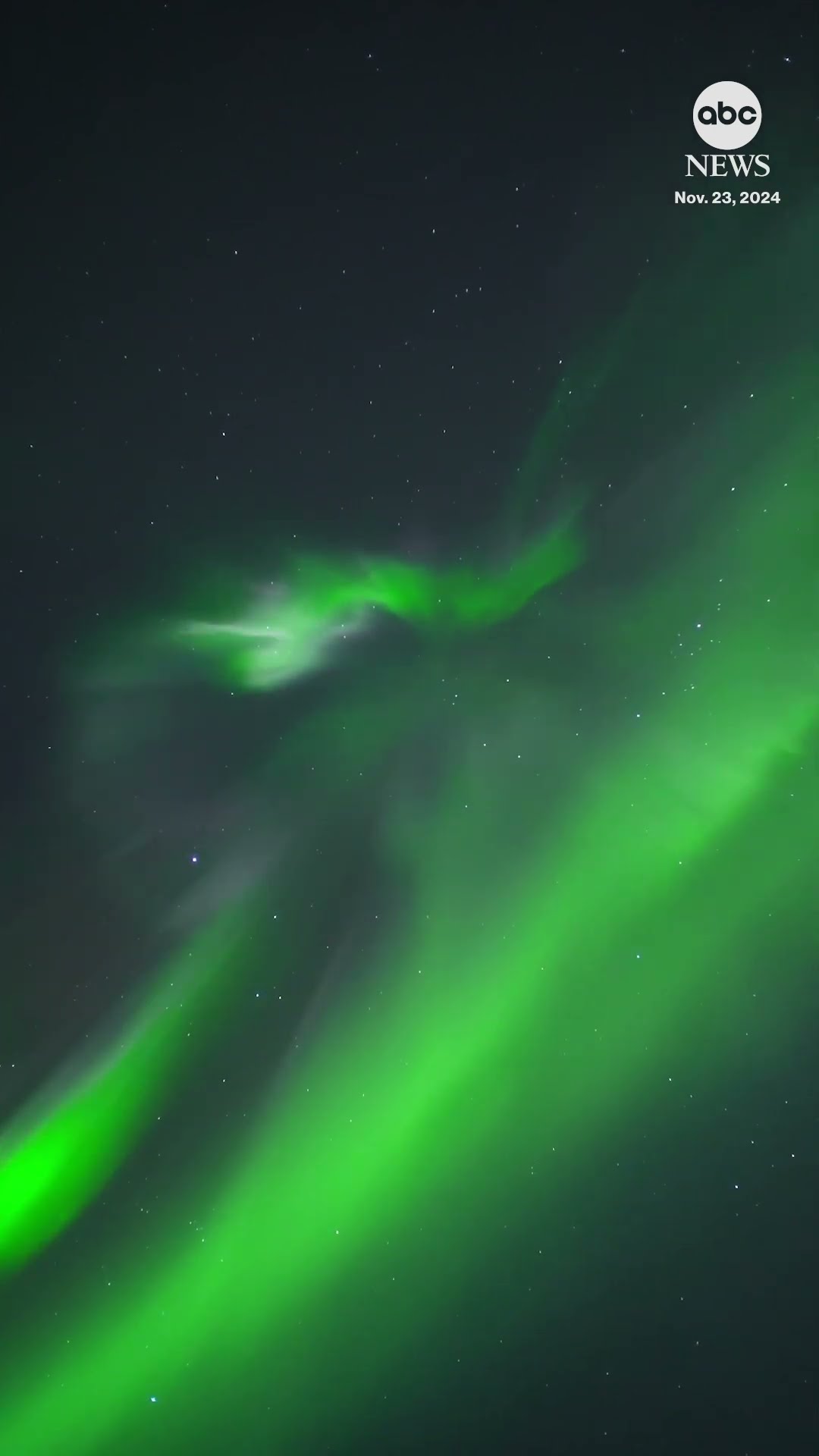 Dazzling aurora seen in skies over Alaska - ABC News