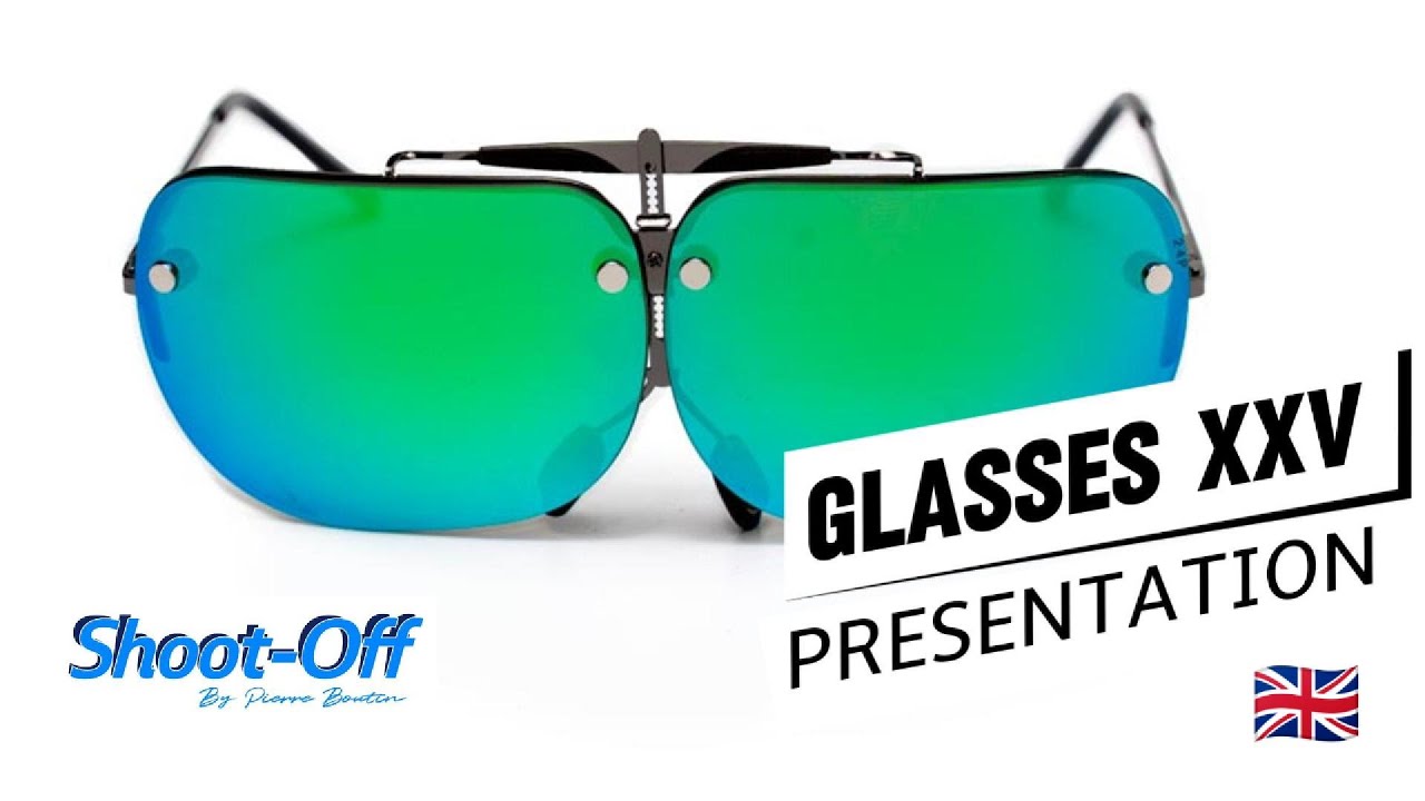🇬🇧 XXV Glasses: Magnetic Shooting Glasses with Interchangeable Lenses - Shoot-Off World 🌎