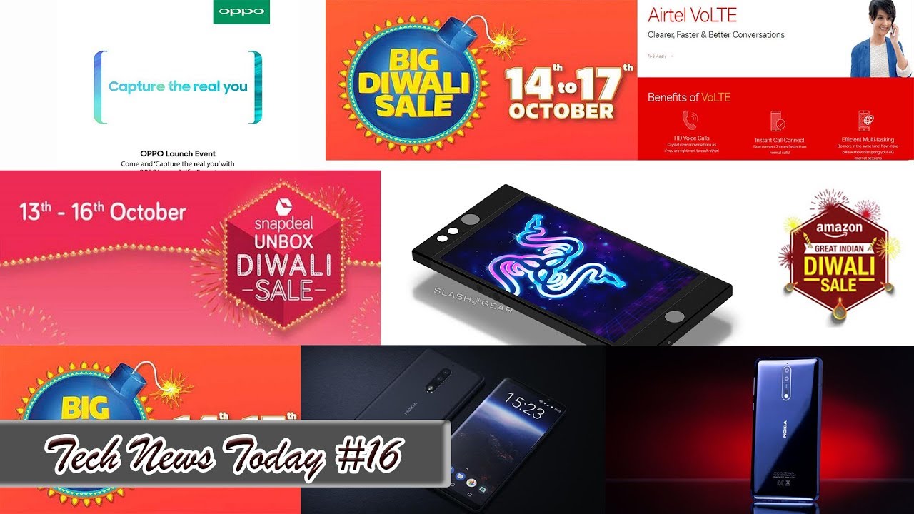 Tech News Today 16 Nokia 9 Amazon Flipkart Nokia 8 Razor