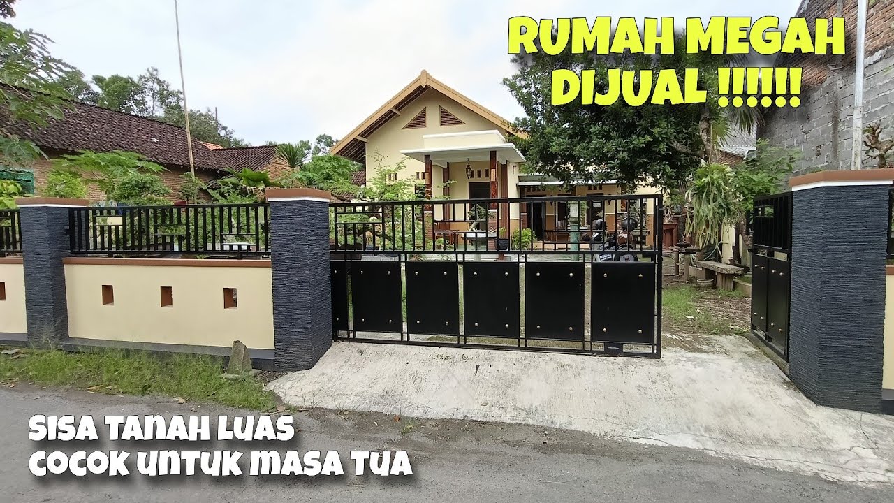 Rumah Dijual Siap Huni ! Cocok Untuk Masa Tua , Lingkungan Nyaman Aman dan Masih Asri