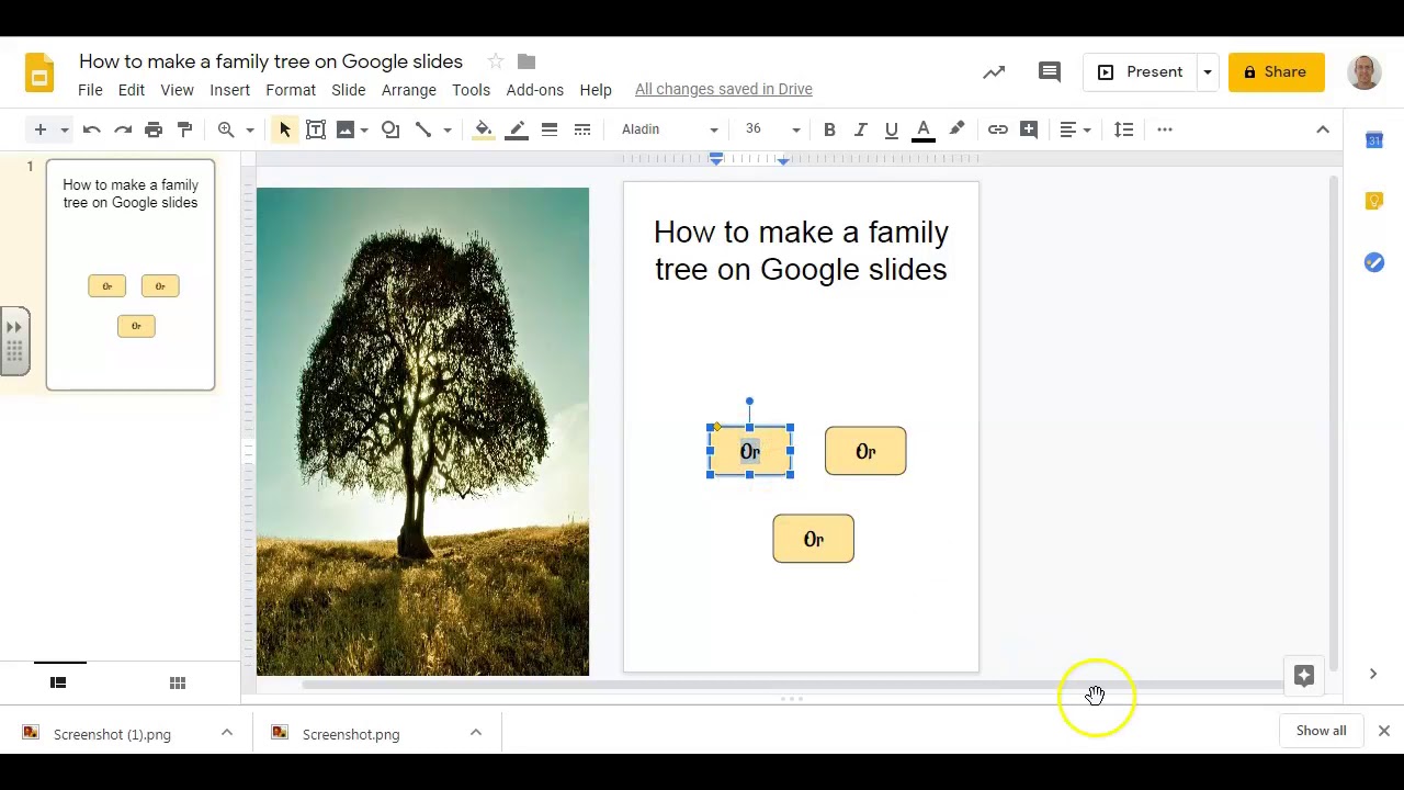 Family Tree Template Google Slides