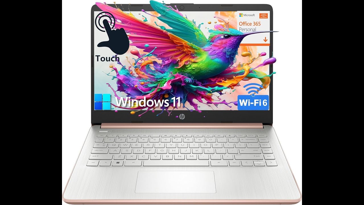 Review:  HP Pale Rose Gold Touchscreen Laptop - Office 365 + 1TB Cloud Storage!