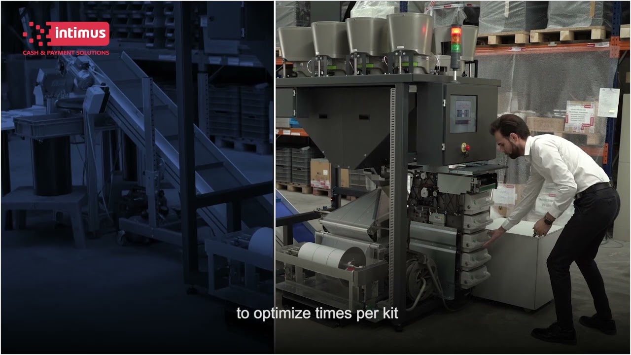 Argenteo - Coin and banknote packaging machine - YouTube