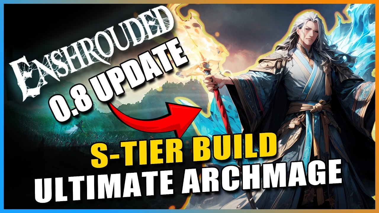 The BEST Magic Build in Enshrouded Update 8 - Spellslinger Wand Wizard ...