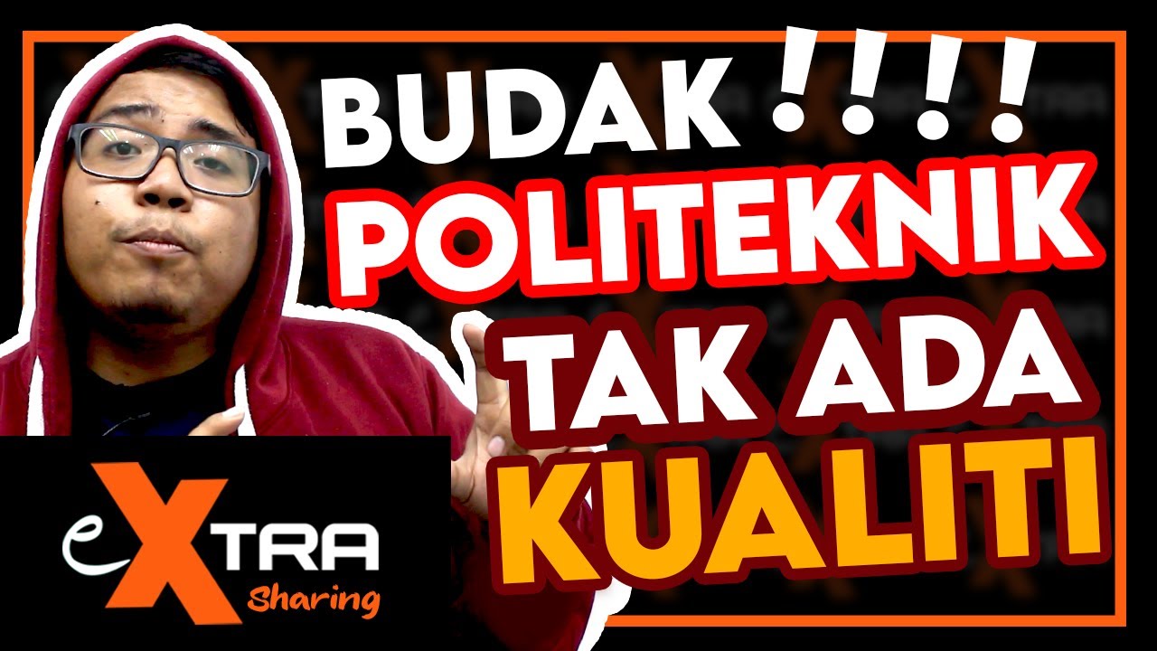 politeknik | Belajar POLITEKNIK BUANG MASA ! | UPU | Diploma | Matrikulasi | STPM | Asasi
