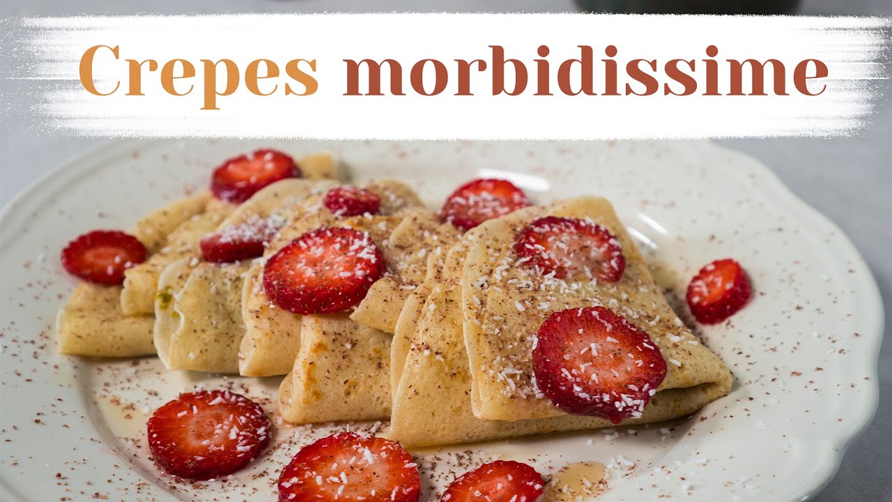 CON 2 INGREDIENTI PUOI PREPARARE QUESTE CREPES MORBIDISSIME SENZA UOVA E SENZA BURRO! | Elefanteveg