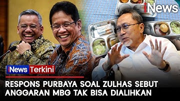 Respons Menohok Purbaya usai Dilarang Zulhas Otak-atik Dana MBG: Makanya Jangan Dianggurin
