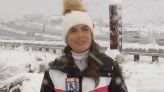 Utah's higher elevations get several inches of snow