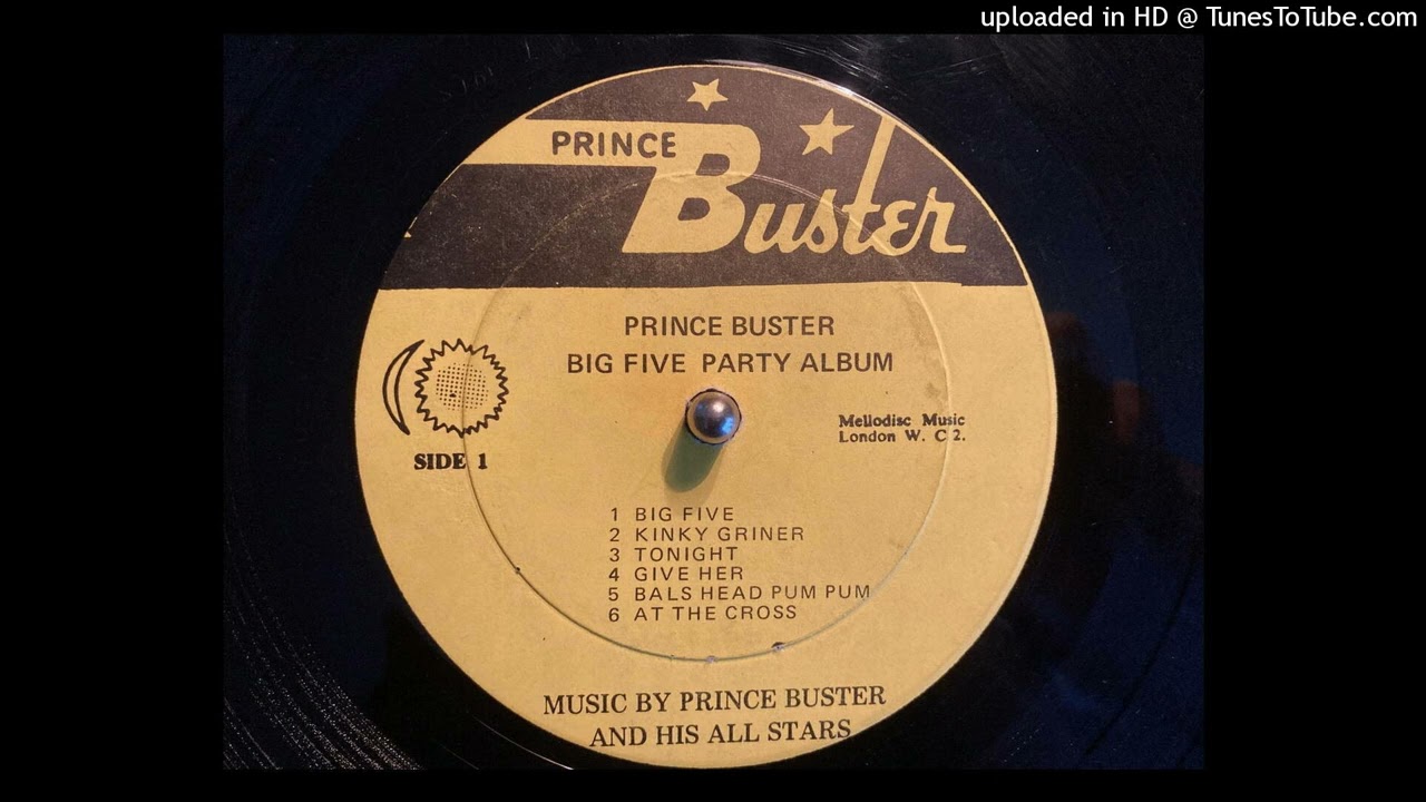 Prince Buster - Kinky Griner (Uncensored) 1971 - YouTube