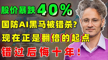 股价暴跌40%，这家国防AI黑马，真的被市场错杀了吗？或许现在正是它翻倍行情起点，不要错过十年难遇的机会！BBAI,PLTR,NVDA,META,GOOG#美股 #投资 #熱門 #ai