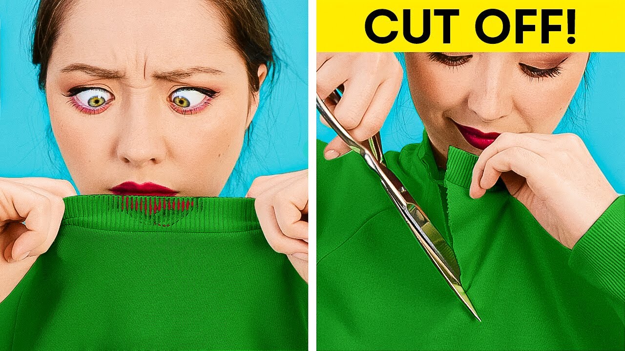 Change your style with one cut in a minute