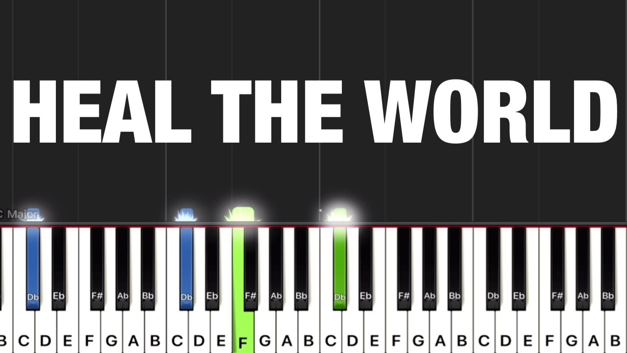Michael Jackson - Heal The World Piano Tutorial | Medium