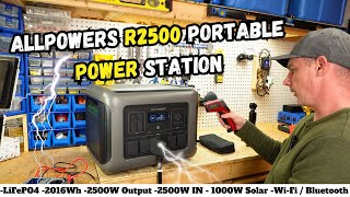 2500W AllInOne | Power Station | With Battery, Solar, and AC Charging/Discharging By AllPowers
