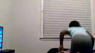 Jakailas Handstand On The Bed