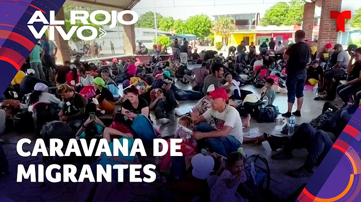 Una nueva caravana de migrantes salió de Tapachula y se dirige a Estados Unidos