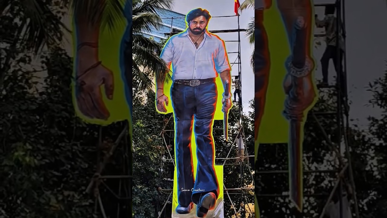 Bangalore Sandhya Theatre Cutout 💥🔥 